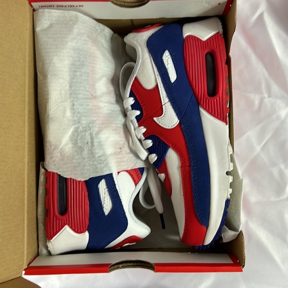 Nike Air Max 90 "Deep Royal University Red" size 3Y - Picture 6 of 6